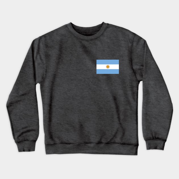 Argentina Flag Crewneck Sweatshirt by SevenMouse